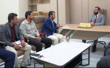 محافظ أبين يناقش مع وزارة المياه والبيئة مشروع دعم التكيف مع التغيرات المناخية في وادي بنا