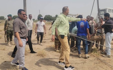 عقب سقوط أعمدة الكهرباء جراء الرياح القوية شهدتها عدن اليوم.."الداؤودي" و"باخبيرة" يتفقدا العمل في إعادة التيار الكهربائي لحقل بئر أحمد المائي بالبريقة
