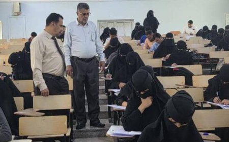 أجواء مستقرة تواكب امتحانات العلوم الإدارية بجامعة عدن