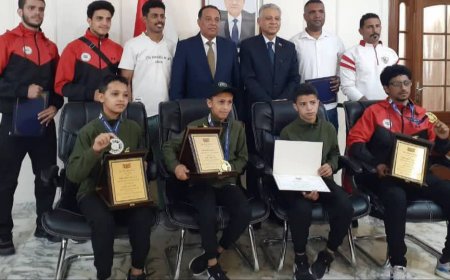 سفير اليمن لدى الأردن يكرّم أبطال منتخب الجودو بعد تتويجهم بذهبية البطولة العربية