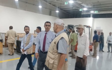 بدعم وتمويل من منظمة اليونيسف.. مكتب الصحة بلحج يتسلم مبنى المخازن المركزي للتحصين بعد إعادة تأهيله وتجهيزه بكلفة نصف مليون دولار