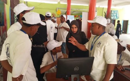 معرض المهارات الإبداعية ضمن فعاليات المخيم الصيفي "مهارات المستقبل" لطلاب الثانوية العامة على مستوى مديرية المكلا في نسخته الرابعة*