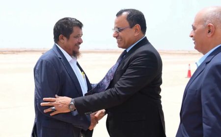 وزيرا الزراعة والمياه يصلان إلى المهرة في زيارة رسمية
