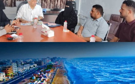 كورنيش ساحل أبين على طريق النهضة.. تحرك جديد لإحياء واجهة عدن البحرية