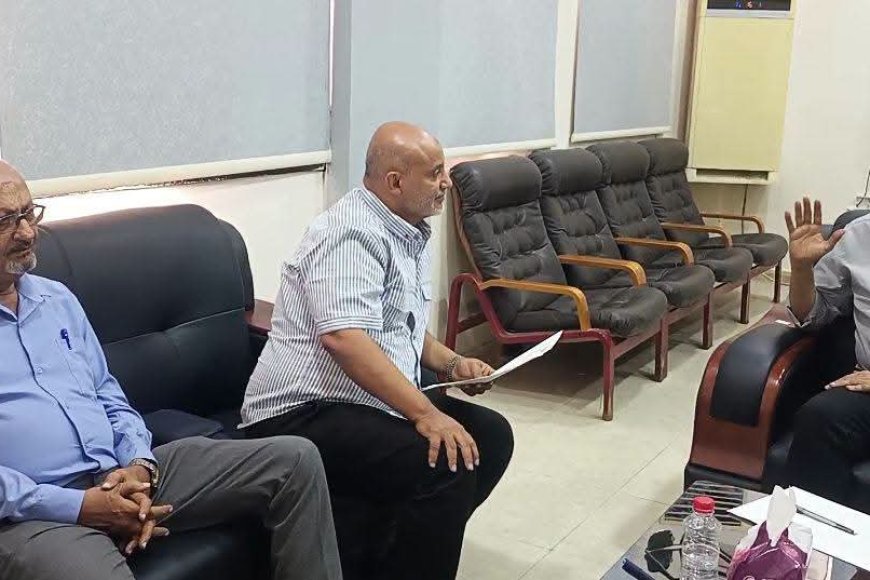 الشعبي يناقش مع مدير عام مستشفى الأمراض النفسية تحسين جودة الخدمة الصحية