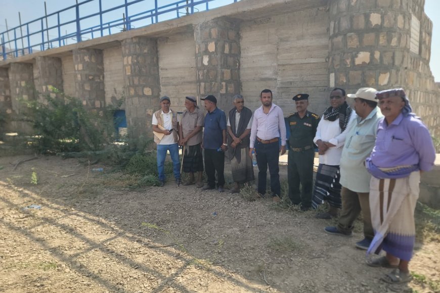 الصندوق الاجتماعي للتنمية يسلّم مشروع قيد باحيد والقنوات الزراعية بمديرية حبان إلى السلطة المحلية