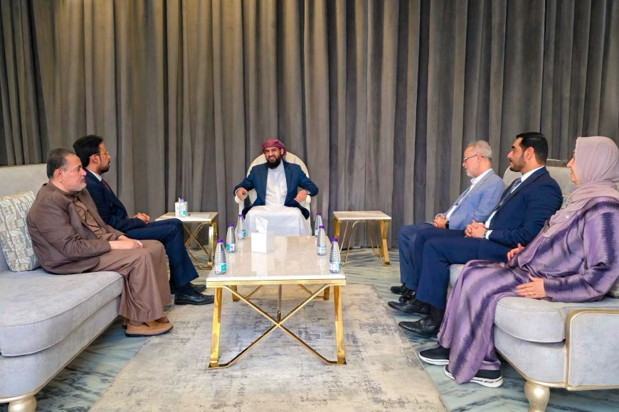 المحرّمي يستقبل قيادة هيئة التشاور والمصالحة لمناقشة تداعيات التصعيد الحوثي والإجراءات الحكومية&nbsp;
