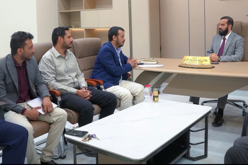محافظ أبين يناقش مع وزارة المياه والبيئة مشروع دعم التكيف مع التغيرات المناخية في وادي بنا