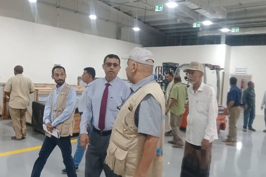 بدعم وتمويل من منظمة اليونيسف.. مكتب الصحة بلحج يتسلم مبنى المخازن المركزي للتحصين بعد إعادة تأهيله وتجهيزه بكلفة نصف مليون دولار