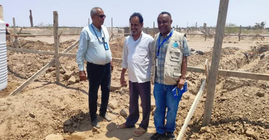 مدير عام المؤسسة العامة لإكثار البذور المحسنة يتفقد أعمال إعادة تأهيل مزرعة وادي خير بمحافظة لحج