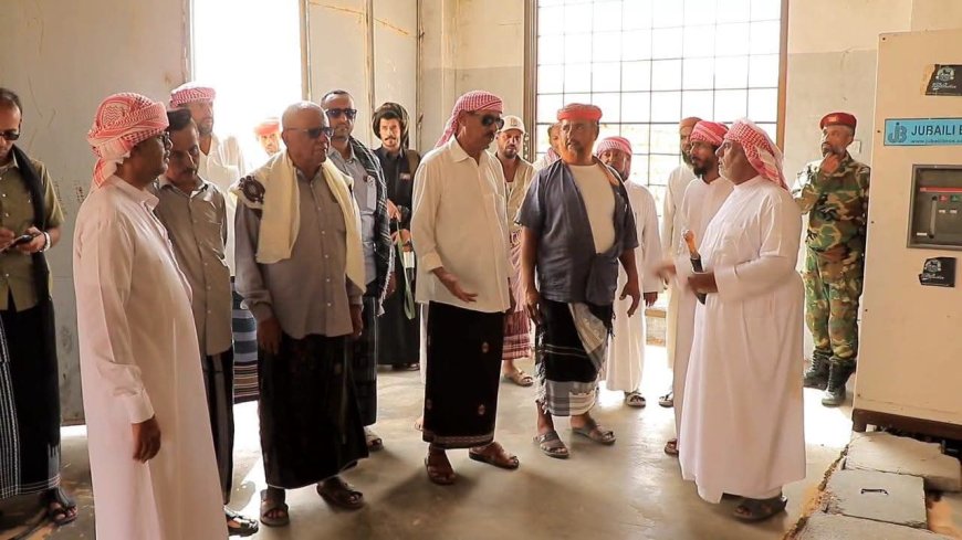 الوكيل بارباع يفتتح مشروع مياه في رماه ويبحث احتياجات المديرية من المشاريع والخدمات الأساسية