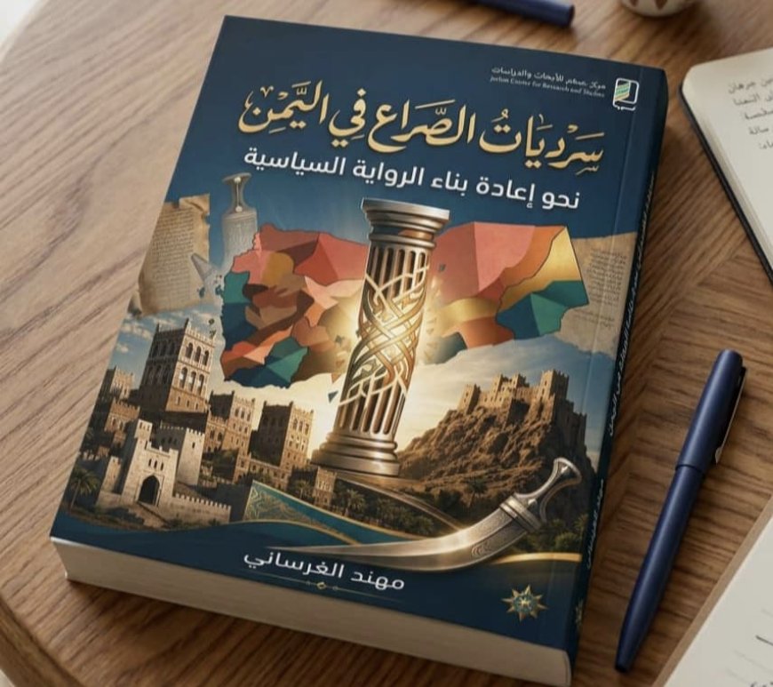 مركز جرهم يصدر كتابًا جديدًا بعنوان "سرديات الصراع في اليمن" للباحث مهند الغرساني
