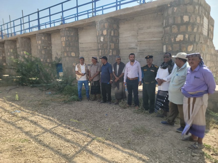 الصندوق الاجتماعي للتنمية يسلّم مشروع قيد باحيد والقنوات الزراعية بمديرية حبان إلى السلطة المحلية