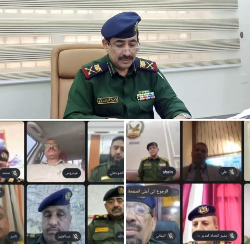 وزير الداخلية يترأس اجتماعاً طارئاً لمدراء الشرطة في المحافظات المحررة لمناقشة المستجدات الأمنية