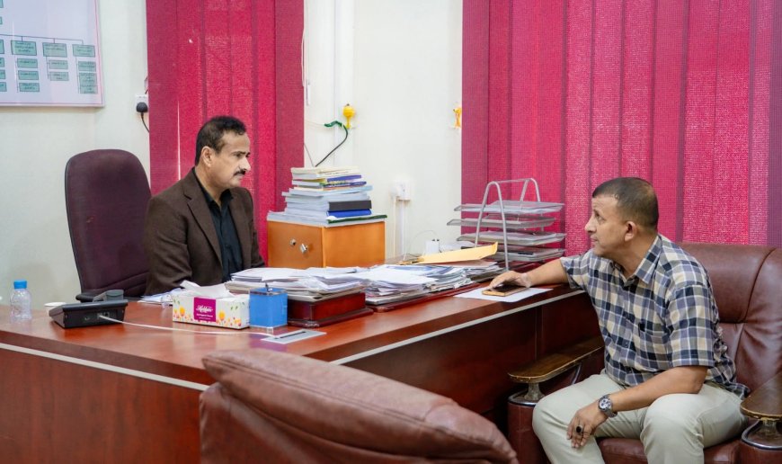 المحافظ بن الوزير يطّلع على نشاط مكتب الشباب والرياضة ويوجّه بانطلاق بطولة أندية المحافظة للدرجة الثالثة.