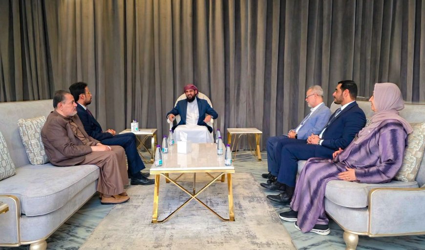 المحرّمي يستقبل قيادة هيئة التشاور والمصالحة لمناقشة تداعيات التصعيد الحوثي والإجراءات الحكومية 