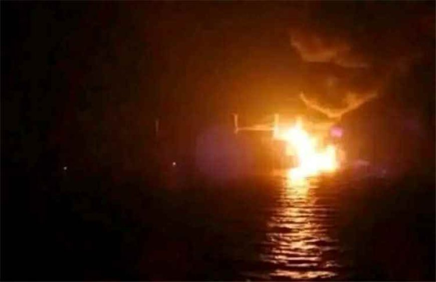 عاجل بالصور.. انفجارات عنيفة في مدينة وميناء الحديدة 