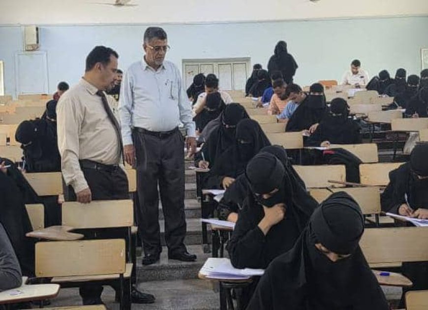 أجواء مستقرة تواكب امتحانات العلوم الإدارية بجامعة عدن