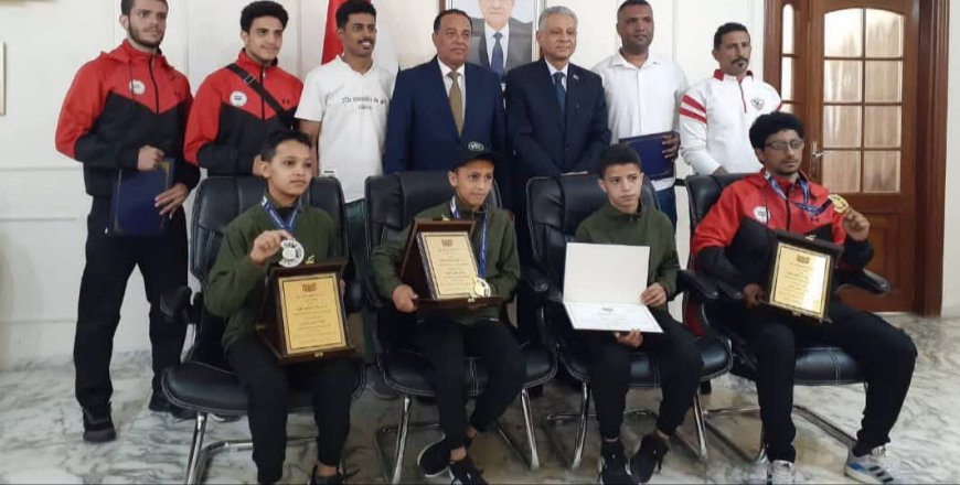 سفير اليمن لدى الأردن يكرّم أبطال منتخب الجودو بعد تتويجهم بذهبية البطولة العربية
