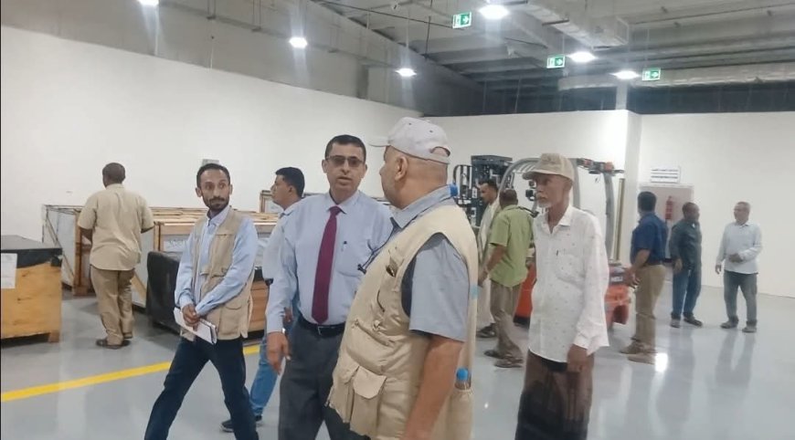 بدعم وتمويل من منظمة اليونيسف.. مكتب الصحة بلحج يتسلم مبنى المخازن المركزي للتحصين بعد إعادة تأهيله وتجهيزه بكلفة نصف مليون دولار