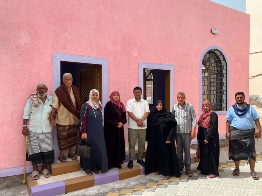 مدير عام مديرية الشيخ عثمان يفتتح مشروع بناء فصول دراسية جديدة لروضة الفيحاء بتمويل من السلطة المحلية