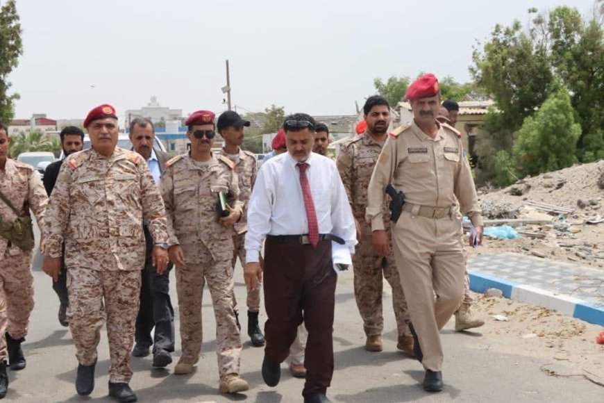 مساعد وزير الدفاع يتفقد جاهزية الخدمات الطبية في مستشفى عبود العسكري بعدن