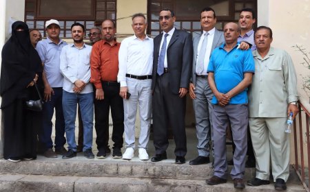 بحضور الطهيش وكليب والجاوي.. تدشين الاختبارات النهائية بالمعاهد التقنية والمهنية في العاصمة عدن