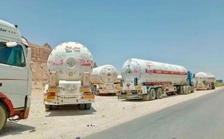 شركة الغاز: امدادات الغاز المنزلي الى العاصمة عدن والمحافظات المحررة تسير بشكل طبيعي