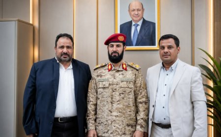 الجريري يبحث مع قيادة أبين ضبط سوق المشتقات النفطية وإنشاء محطة وقود مركزية حديثة