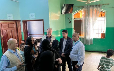 وفد رفيع من اليونيسف يطلع على جهود حماية الطفولة في عدن