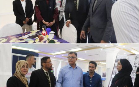 نائب وزير الثقافة يدشن معرض «أبعد من الحرب بقليل!» في عدن 