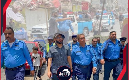 (لا استثناءات والميدان يجمعنا).. العقيد عادل طاهر ينفذ حملة لرفع المعوقات من شوارع مديرية صيرة