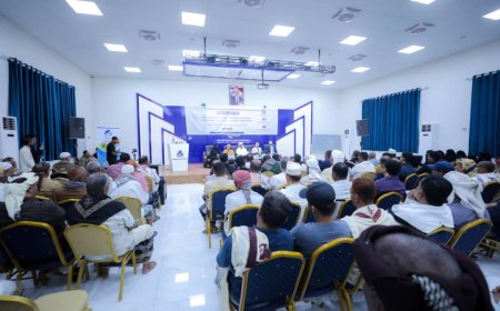 اللجنة التحضيرية للمجلس التنسيقي الحضرمي الأعلى تعقد لقاءً تشاورياً موسعاً في مديرية الشحر
