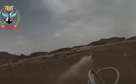 فيديو هوليودي.. هجوم نوعي لطيران القوات  المسلحة اليمنية