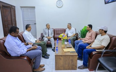 الجاوي يلتقي رئيس جامعة عدن لبحث عدد من الجوانب المشتركة