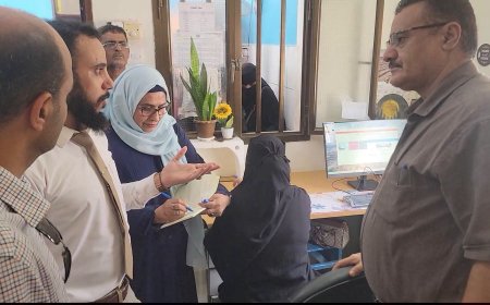 "السباعي" و"الداؤودي" يدشنان النظام المحاسبي الموحد والتحصيل الإلكتروني للإيرادات بالمرافق الصحية في مديرية البريقة