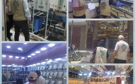 هيئة المواصفات والمقاييس تنفذ حملة رقابية على محلات بيع الذهب والفضة بتعز
