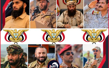 طارق - عزيز- شكري - المحضار - القبة -  فاضل - الشراجي - العولقي.. من تصدّر المشهد العسكري من قادة الجبهات والمحاور خلال الشهرين الماضيين ؟