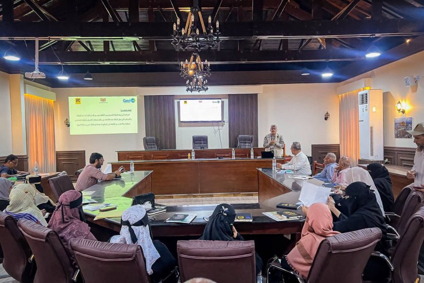 ضمن مشروع عدم استثناء أي طفل.. ورشة لمبادرة إشراك المجتمع لتعزيز التطعيم في مديرية صيرة بعدن