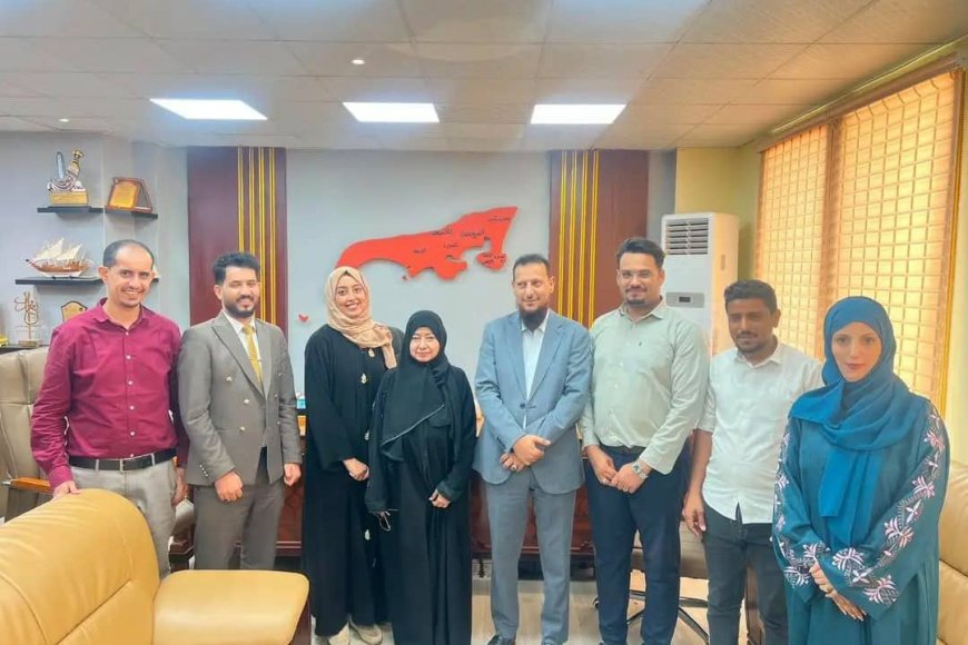 مؤسسة أفكار شباب ومؤسسة فريدريش إيبرت & الألمانية تبحث مع محافظ عدن سُبل دعم الشباب وتعزيز المشاركة المجتمعية