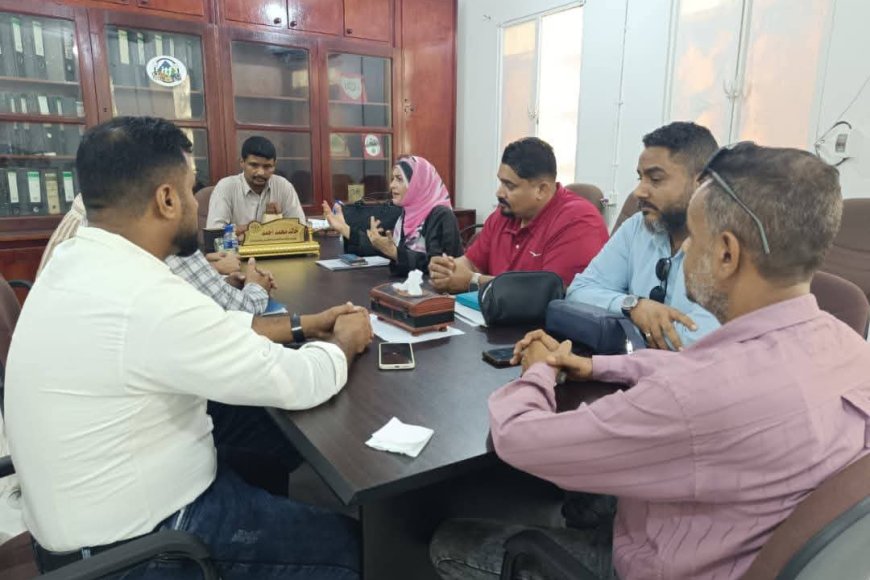 رئيسة الاتحاد العام لنقابات عمال العاصمة عدن تلتقي بقيادات الحركة المدنية والحقوقية