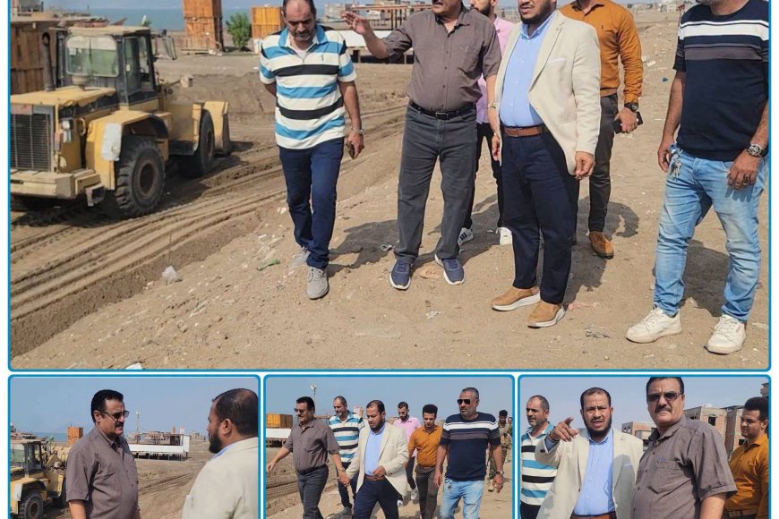 برعاية وزير الدولة & محافظ العاصمة عدن & عبدالرحمن شيخ..سالمين والداؤودي يدشنان مشروع إنشاء كورنيش ساحل مدينة إنماء بمديرية البريقة