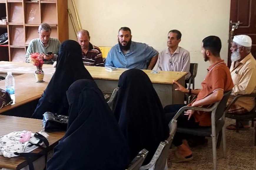 مدير عام التواهي يتفقد مدرسة الشهيد جعفر محمد سعد بجولدمور ويؤكد دعم السلطة المحلية للعملية التعليمية