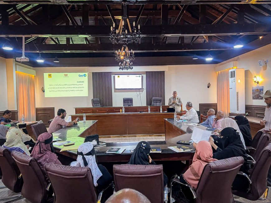 ضمن مشروع عدم استثناء أي طفل.. ورشة لمبادرة إشراك المجتمع لتعزيز التطعيم في مديرية صيرة بعدن