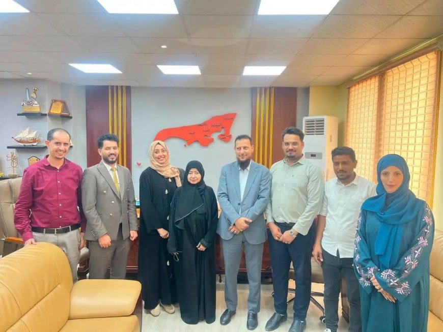 مؤسسة أفكار شباب ومؤسسة فريدريش إيبرت - الألمانية تبحث مع محافظ عدن سُبل دعم الشباب وتعزيز المشاركة المجتمعية