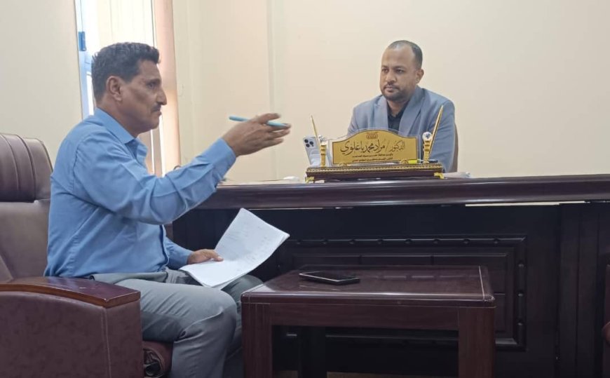 الوكيل باعلوي يبحث تعزيز التنسيق مع المنظمات الدولية والمجتمع المدني لدعم الأولويات التنموية بحضرموت