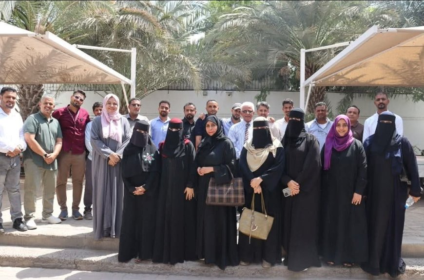 إدارة التدريب في الخطوط الجوية اليمنية تبدأ تنفيذ برنامجها التدريبي في اللغة الإنجليزية لموظفيها بمعهد اميديست بعدن