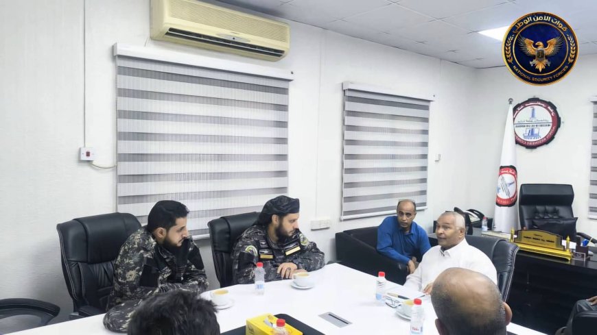 قائد قوات أمن المنشآت ومدير مصافي عدن يبحثان تعزيز إجراءات تأمين المصفاة