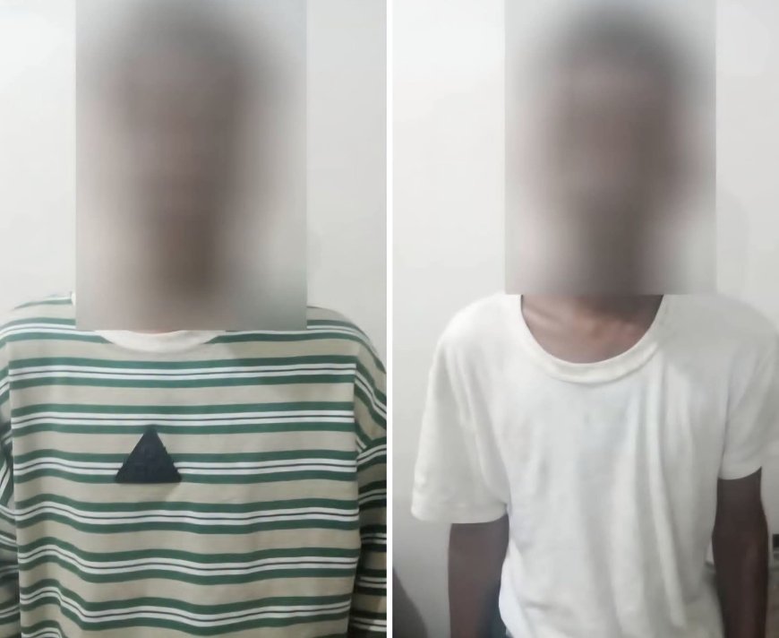 شرطة القاهرة تضبط متهمين بسرقة الهواتف وحقائب النساء باستخدام دراجة نارية.