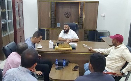 مدير عام التواهي في العاصمة عدن يبحث مع «UNOPS» ومشروع الأشغال العامة تنفيذ مشاريع بنية تحتية وخدمية بالمديرية